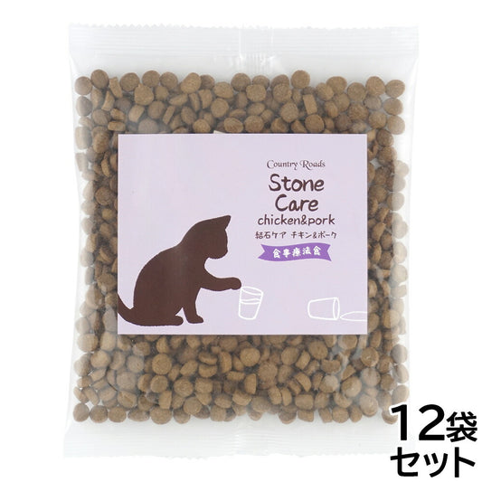 カントリーロード キャットフード 食事療法食 お魚でつくった結石ケア チキン&ポーク風味 100g×12袋【送料無料】