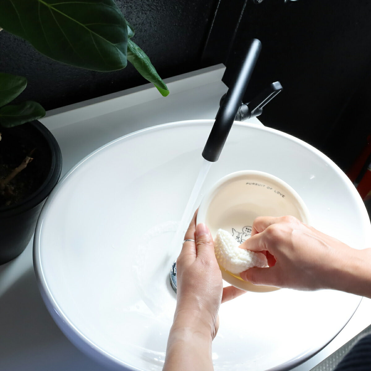 A BIENTOT! 水飲み食器用スポンジノンシャボンディッシュ 2個入り