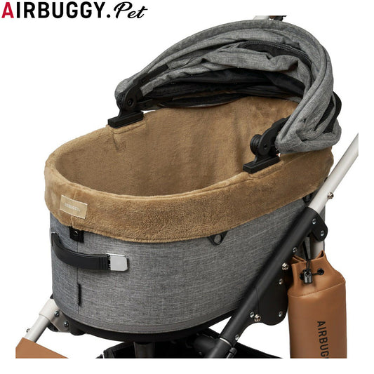 エアバギー フォー ペット AIRBUGGY FOR PET ペットカート ドーム3専用 コットカバー コットン ファー素材 レギュラー ブラック