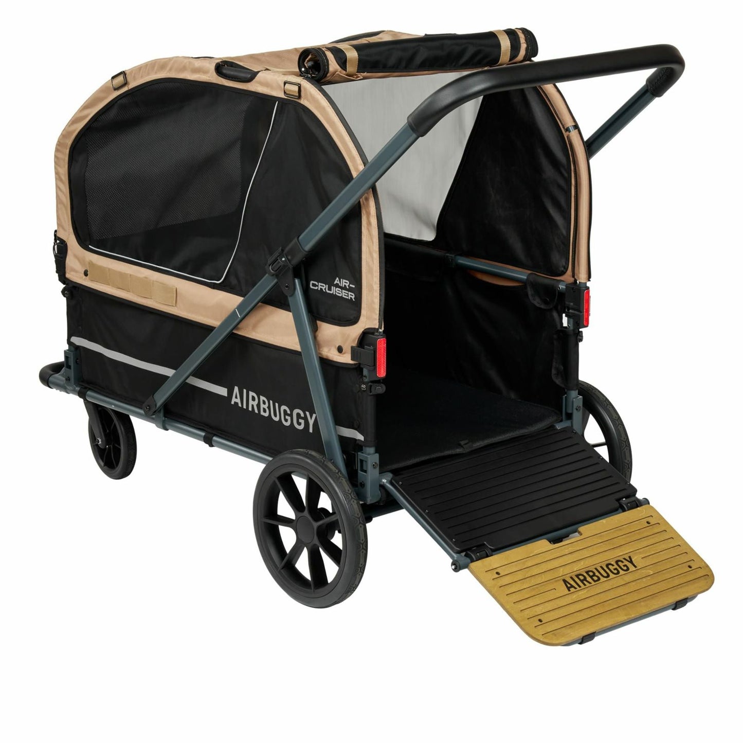 エアバギー フォー ペット AIRBUGGY FOR PET ペットカート キューブ エアクルーザー(AIR CRUISER) セット(ベース+ルーフ) 大型犬・超大型犬用 シードベージュ