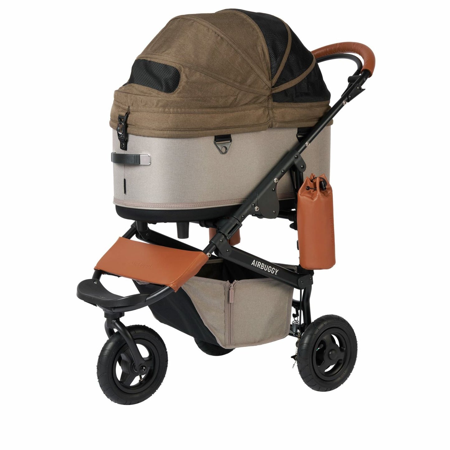 エアバギー ドーム3 ブレーキ ラージ L / エアバギー 犬 猫 AirBuggy for PET DOME3 ペットカート カカオ お散歩 おでかけ 通院 旅行 中型犬 多様飼い