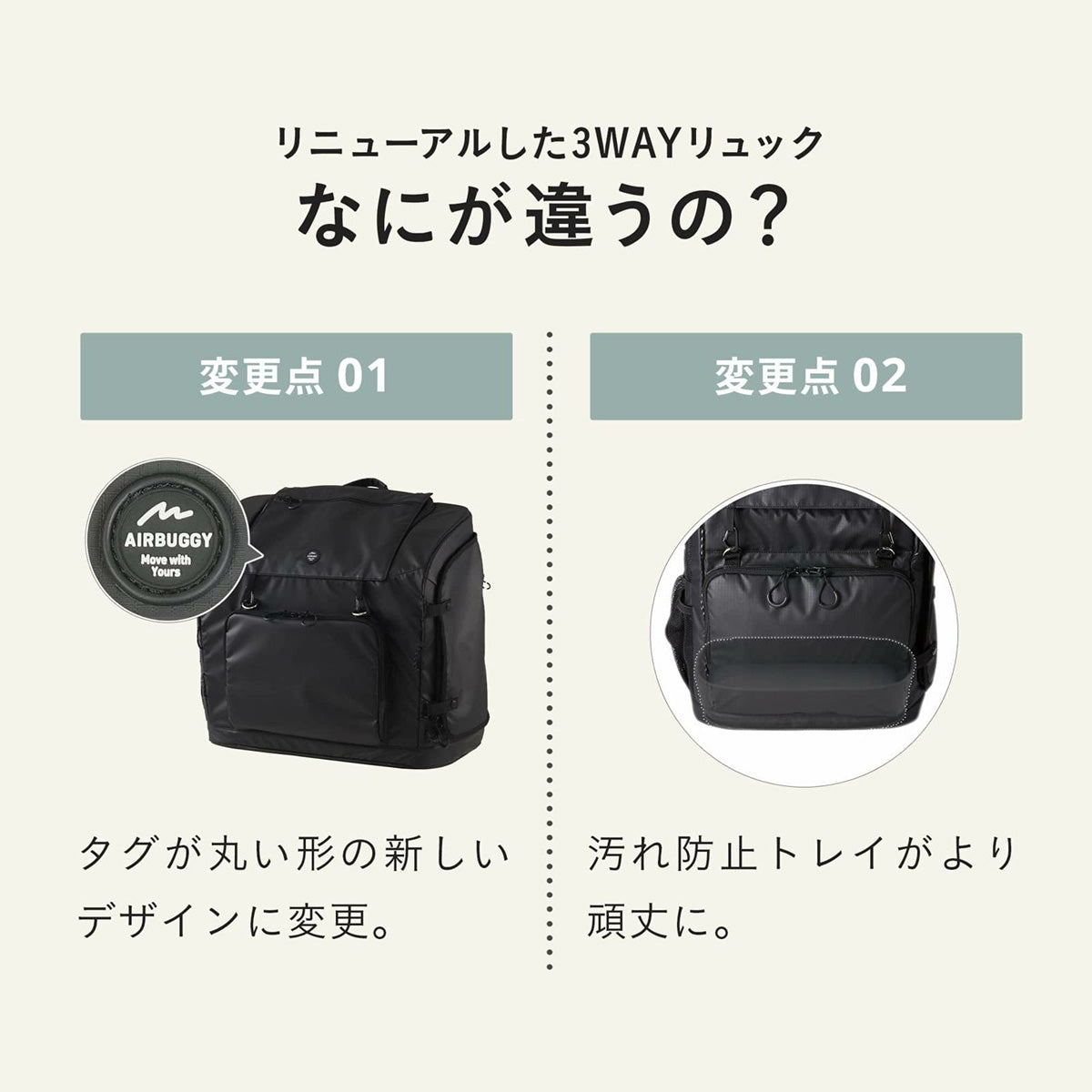 エアバギー フォー ペット エアバギー犬 3ウェイバックパックキャリ― ワイド ブラック【送料無料】 犬 猫 ペットキャリーバッグ リュック