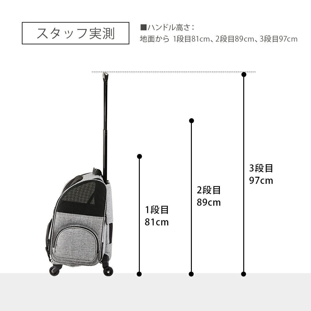 エアバギー フィット エアバギー犬 アースグレー 送料無料 AirBuggy for PET ペットキャリー ペットカート キャスター付き 小型犬 中型犬 猫 フラット 高さ切り替え