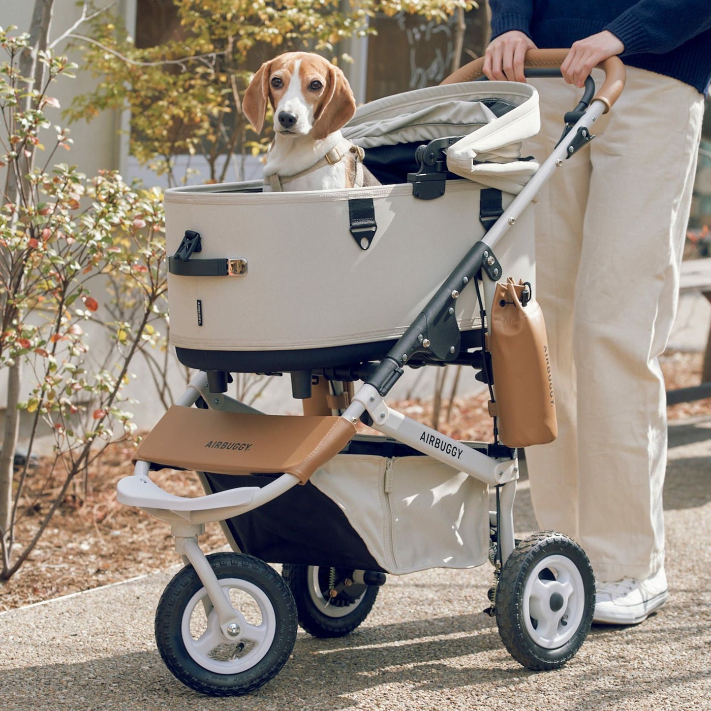 エアバギー フォー ペット AIRBUGGY FOR PET ペットカート ドーム3 プレミア セット ラージ アーバン ストーン【送料無料】 犬 猫 多頭 折りたたみ