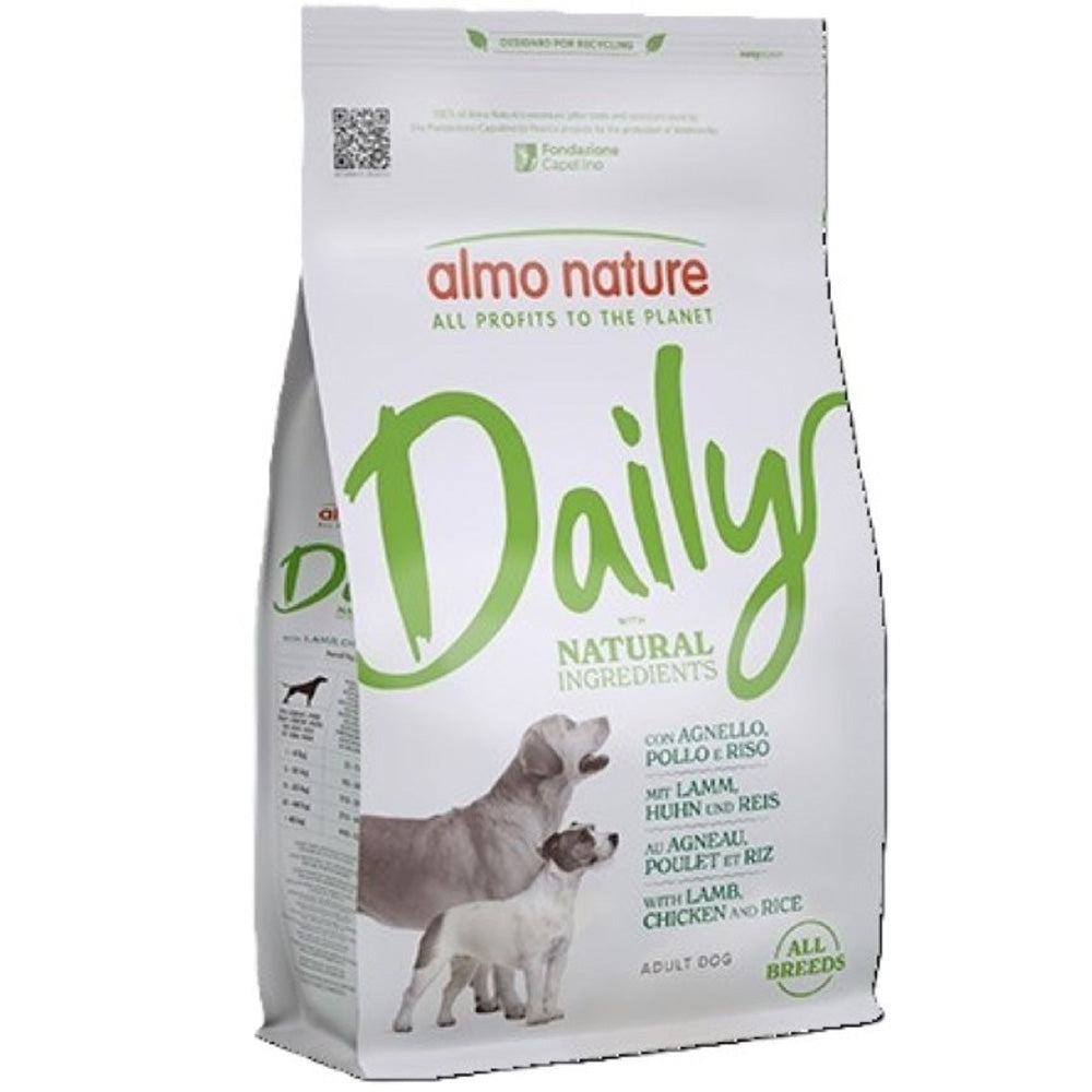 almo natuer アルモネイチャー デイリー ドッグフード ナチュラル ラム チキンとライス 12kg