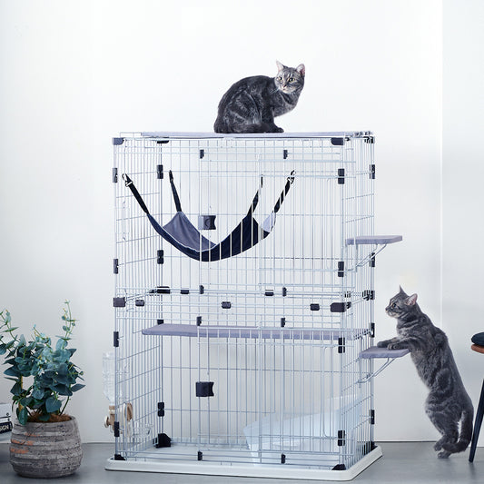 ボンビアルコン サークルタワー プレイキャット 2段【送料無料】 キャットサークル キャットタワー キャットケージ