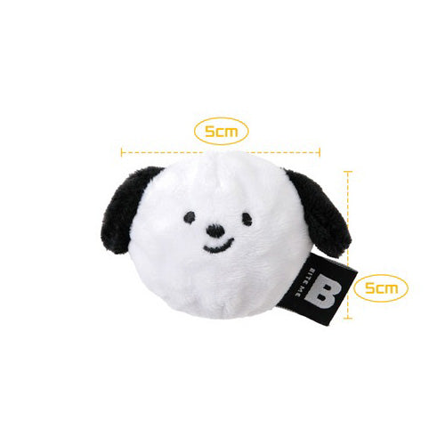 バイトミー BITE ME 犬のボールおもちゃ 2個入(白いわんちゃん、茶色のわんちゃん:各1個)