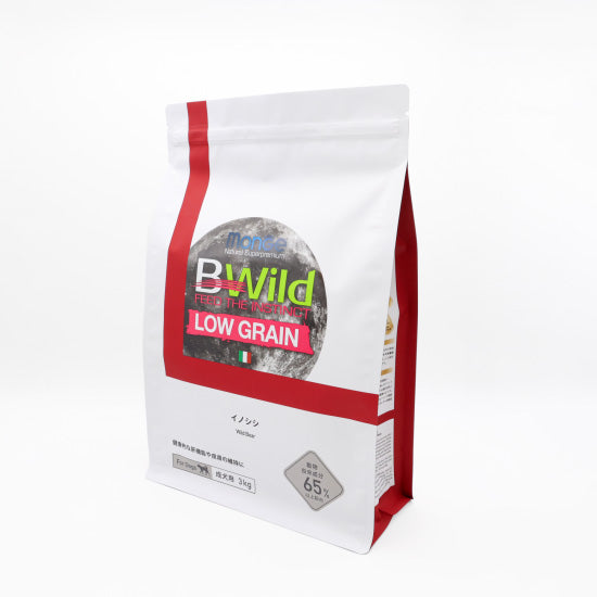 ビーワイルド B Wild ドッグフード イノシシ ローグレイン 3kg