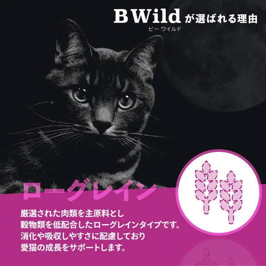 ビーワイルド B Wild キャットフード 野ウサギ ローグレイン 2kg