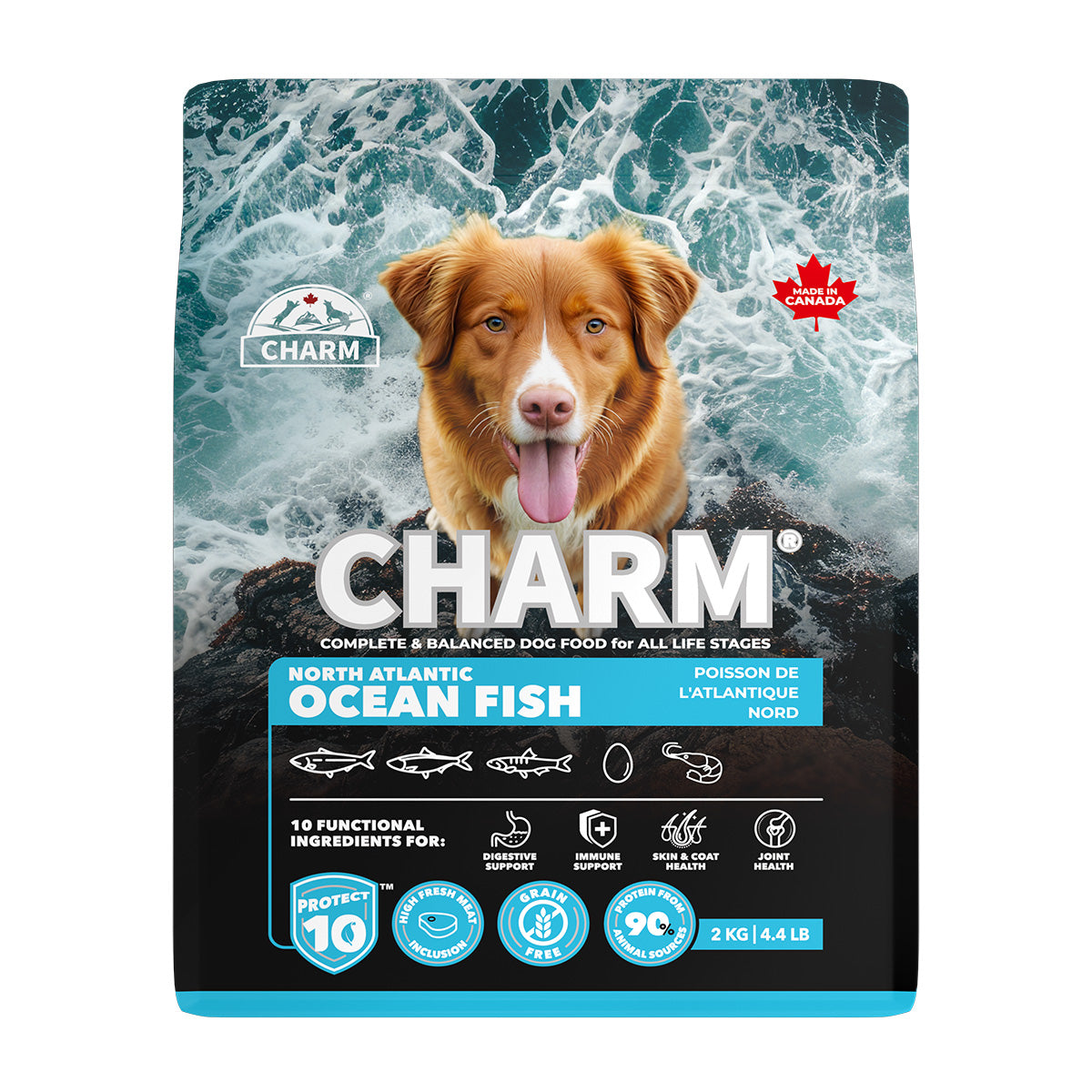チャーム CHARM ノース アトランティック オーシャン フィッシュ ドッグフード グレインフリー 2kg