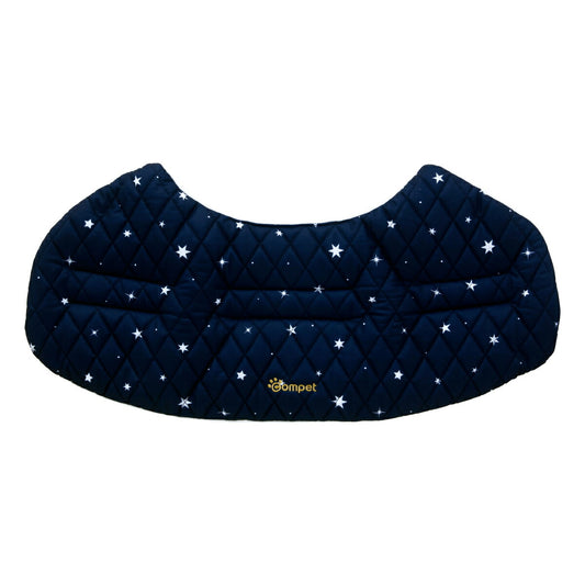 コムペット リバーシブルコンフォートクッション リノブラック【送料無料】