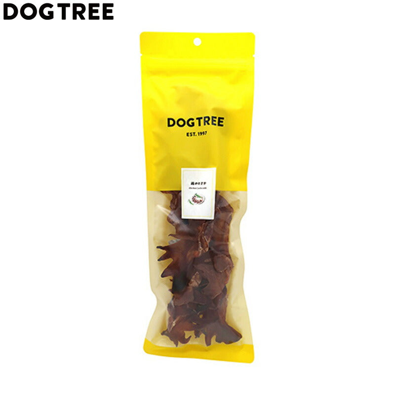 ドッグツリー 犬用おやつ 鶏のとさか ロング袋 約65g 国産 無添加