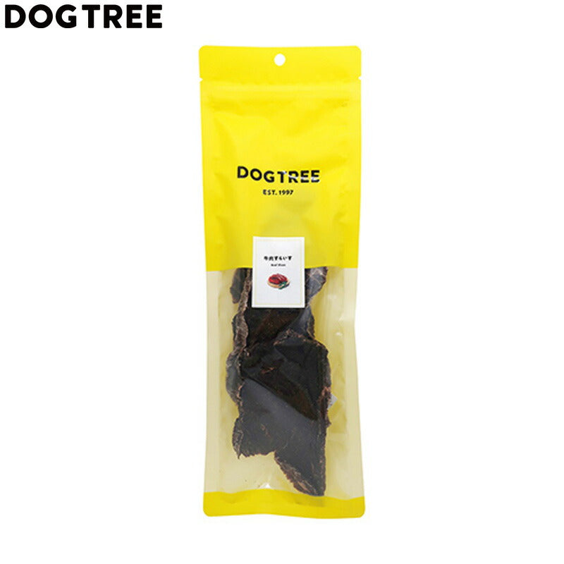 ドッグツリー 犬用おやつ 牛肉すらいす ロング袋 約80g 国産 無添加