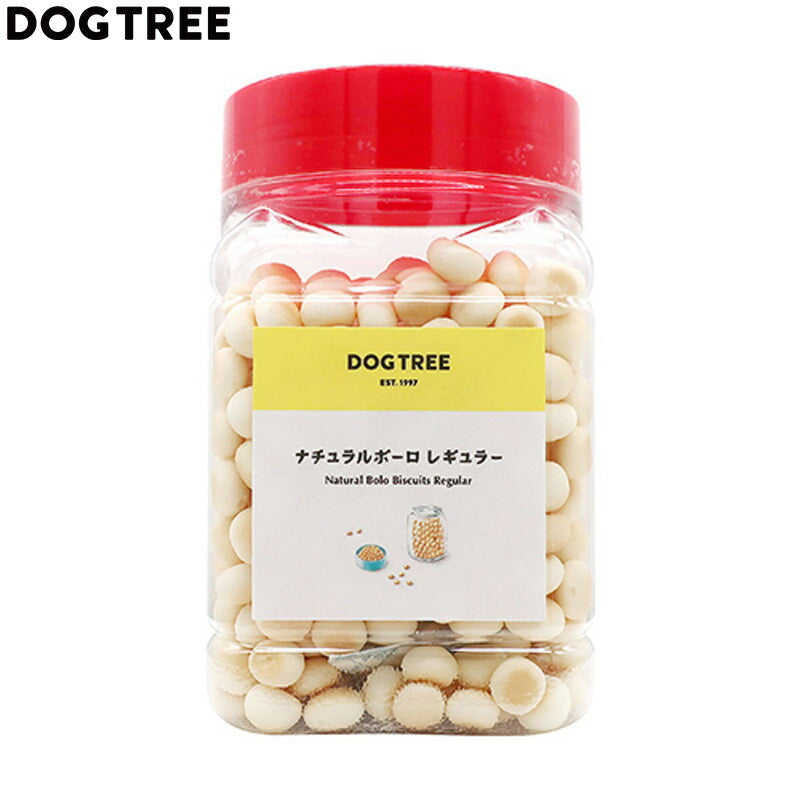 ドッグツリー 犬用おやつ ナチュラルボーロ レギュラー ボトル 約220g 国産 無添加