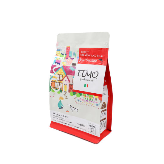 エルモ ELMO ドッグフード アダルト サーモン&ライス プロフェッショナーレ 800g