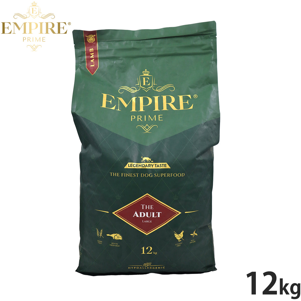 エンパイア EMPIRE ドッグフード プライム アダルト 中粒 12kg【送料無料】