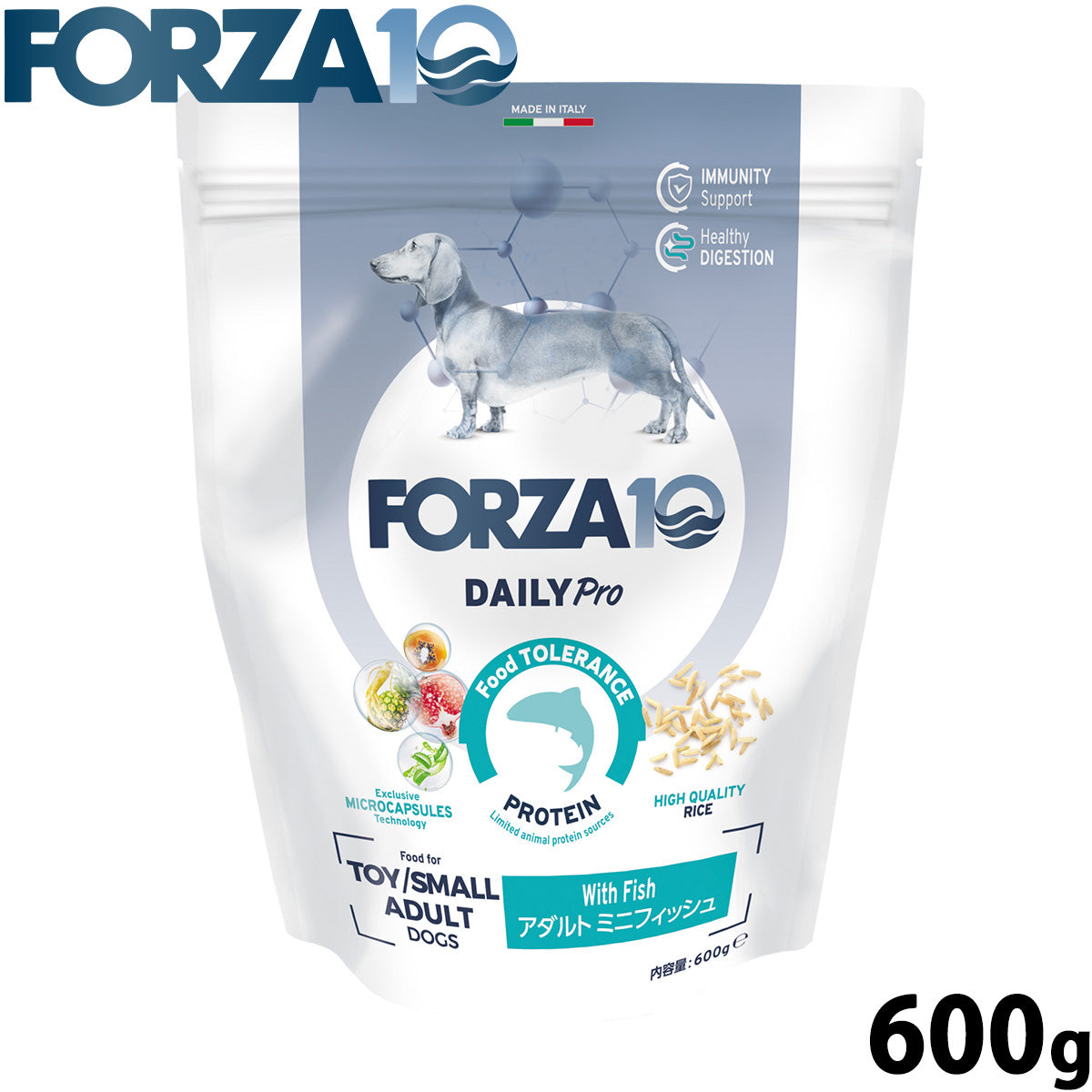 フォルツァ10 Forza10 ドッグフード デイリープロ Daily Pro アダルトミニ フィッシュ 600g