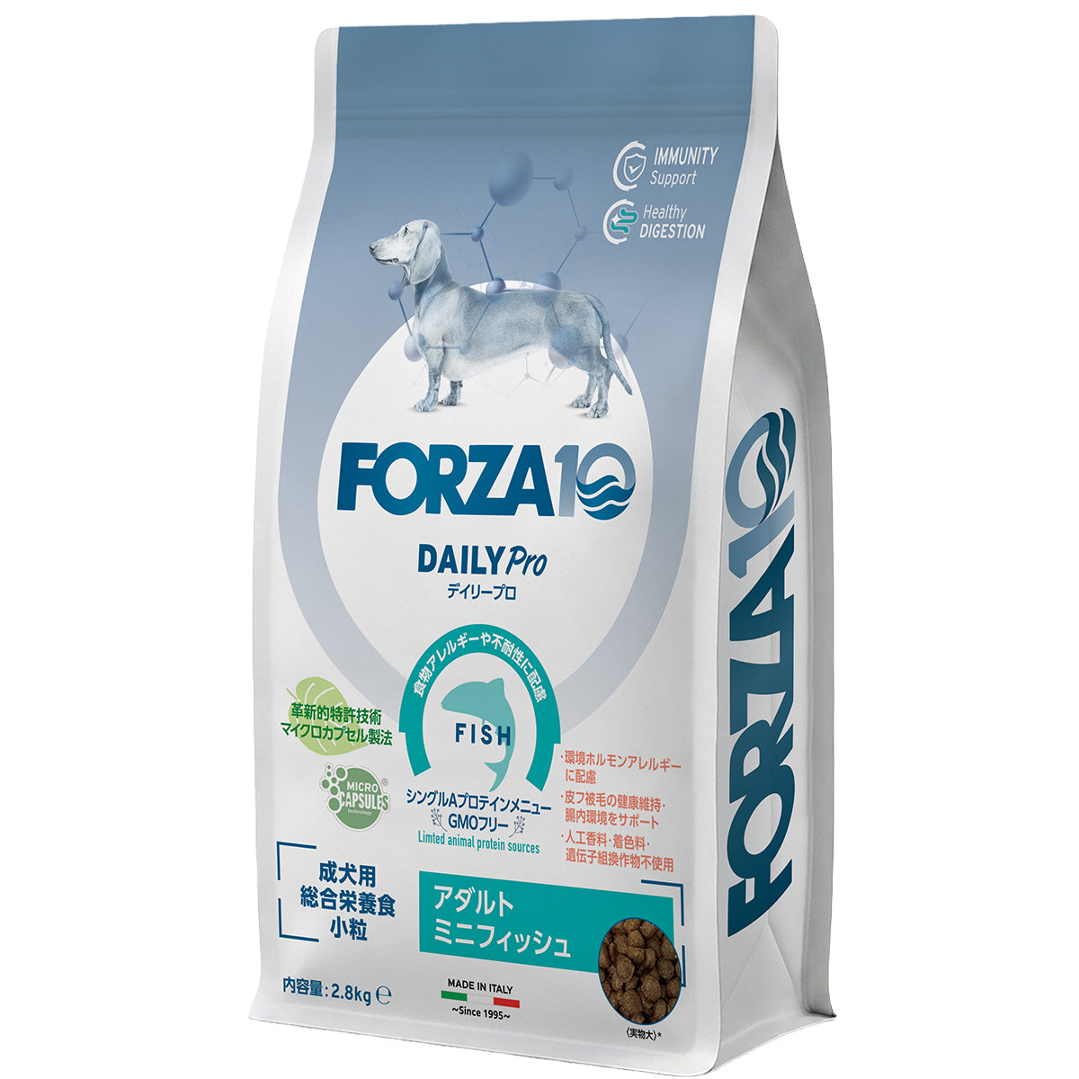 フォルツァ10 FORZA10 ドッグフード デイリープロ アダルトミニ フィッシュ 2.8kg