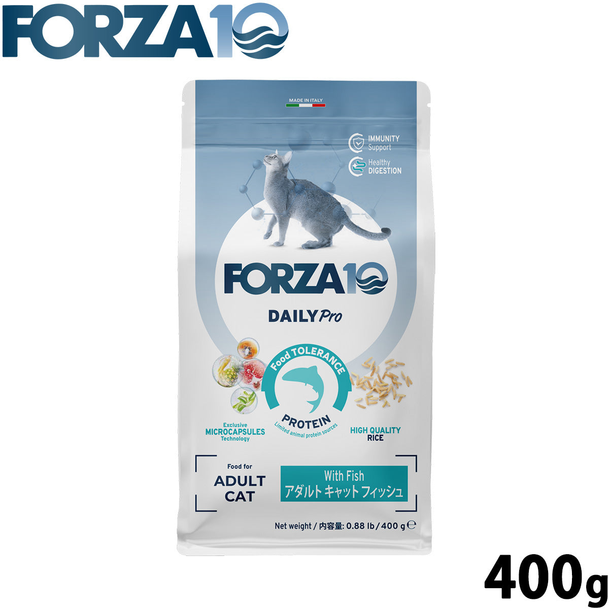 フォルツァ10 Forza10 キャットフード デイリープロ Daily Pro アダルトフィッシュ 400g