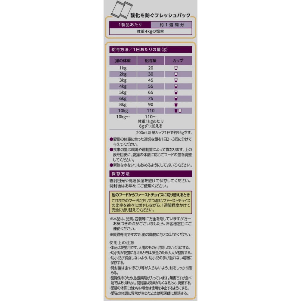 アース・ペット ファーストチョイス choiceS キャットフード おしっこのケアに 成猫用1歳以上 350g