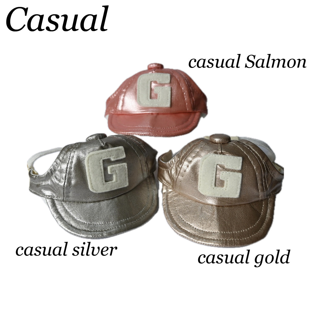 犬の帽子 ガーデンオブエデン フェニックスパールキャップ M casual gold