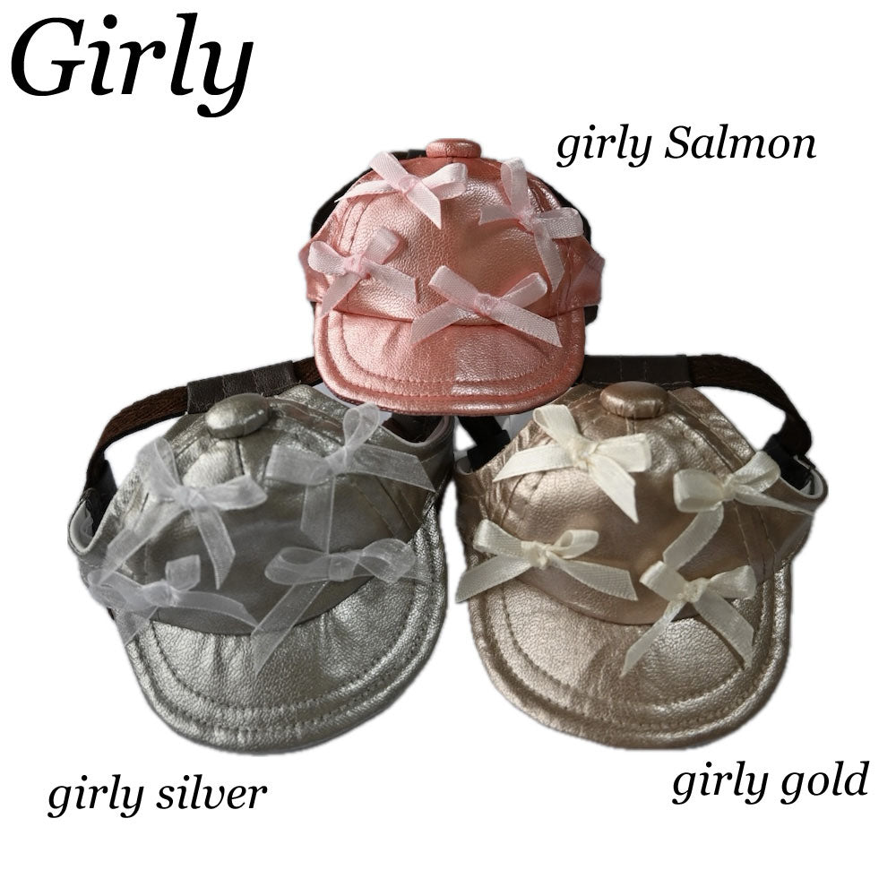 犬の帽子 ガーデンオブエデン フェニックスパールキャップ S girly gold