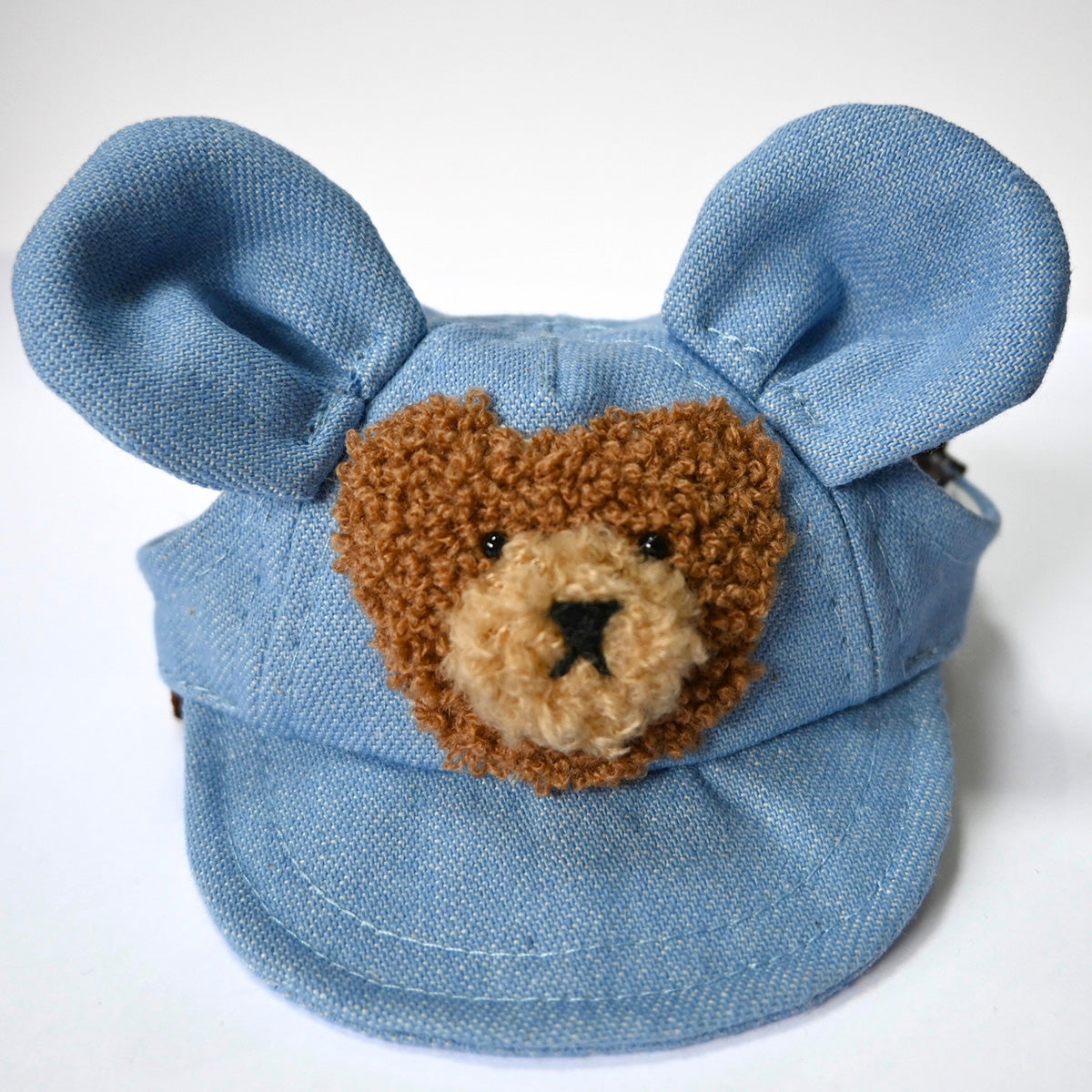 犬の帽子 ガーデンオブエデン くまさんキャップ M Denim Bear