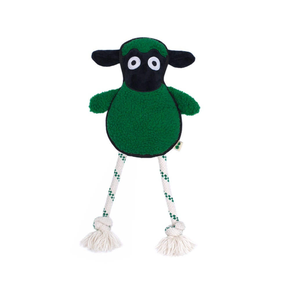グリーンシープ GREEN SHEEP 犬用おもちゃ プラッシュトイ ひつじ M 緑