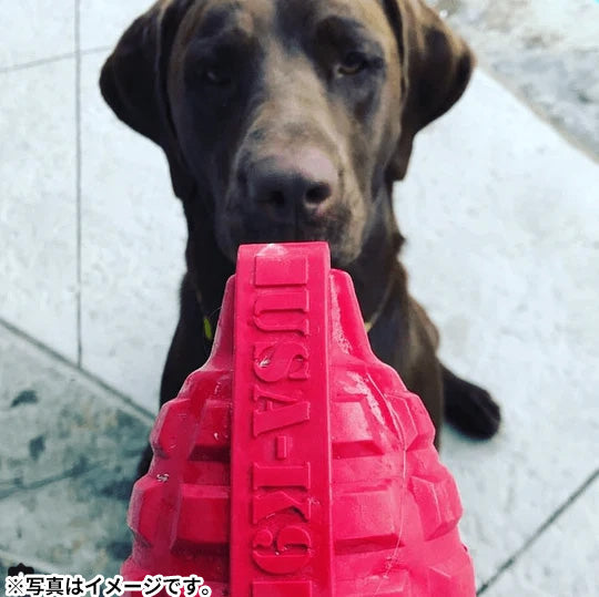 ソダパップ チュートイ&トリートディスペンサー USA-K9 パピー グレネード L ピンク【送料無料】