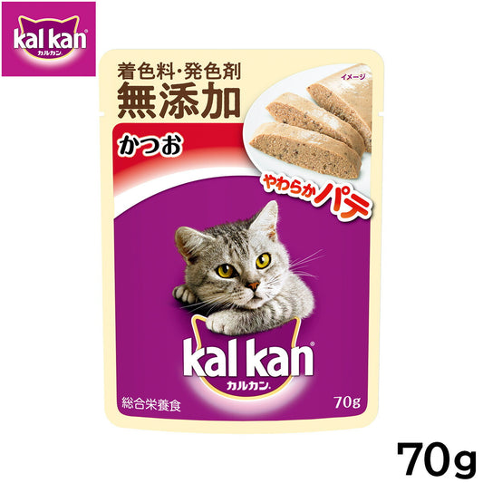 カルカン キャットフード パウチ 成猫用 やわらかパテ かつお 70g パテ ペースト