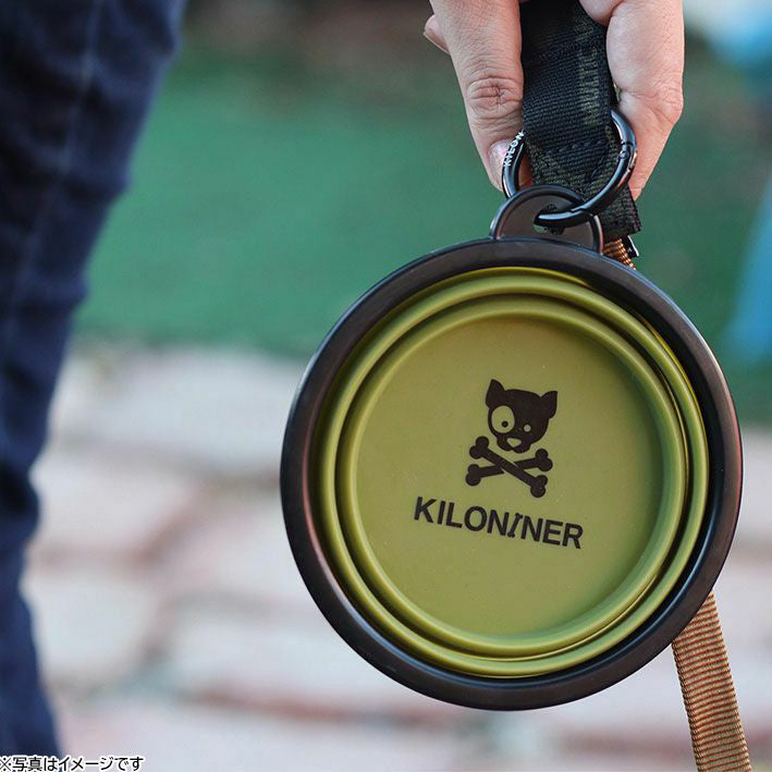 KILONINER キロナイナー CB1 Collapsible Dog Bowls 折り畳みドッグボウル S Black