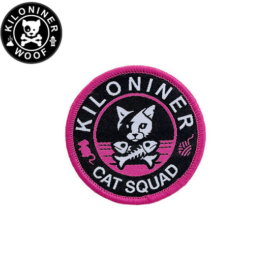 KILONINER キロナイナー カスタマイズ用パッチ CAT SQUAD Patch Pink/Black