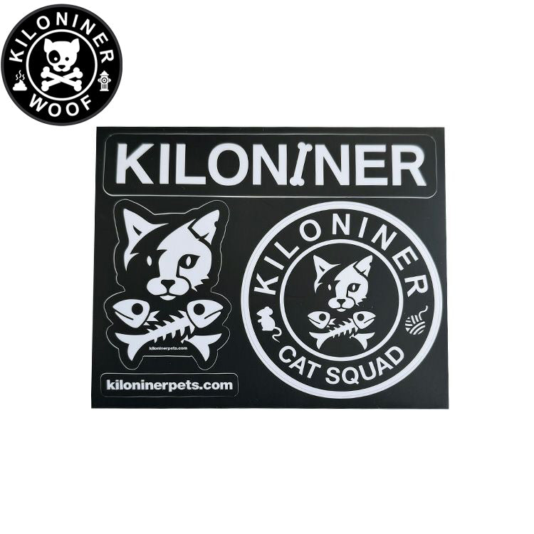 KILONINER キロナイナー Cat Squad Sticker Sheet ステッカー