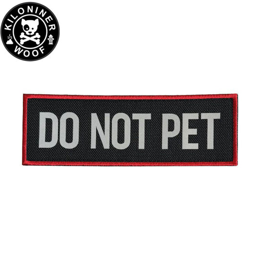 KILONINER キロナイナー カスタマイズ用パッチ Do Not Pet Red Line Patch