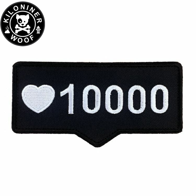 KILONINER キロナイナー カスタマイズ用パッチ Heart-10000 Patch