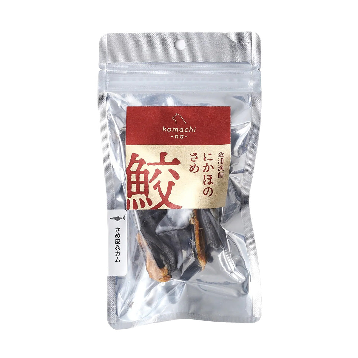 コマチナ KOMACHI NA 国産 金浦漁師 さめ皮ロール 犬用おやつ 15g