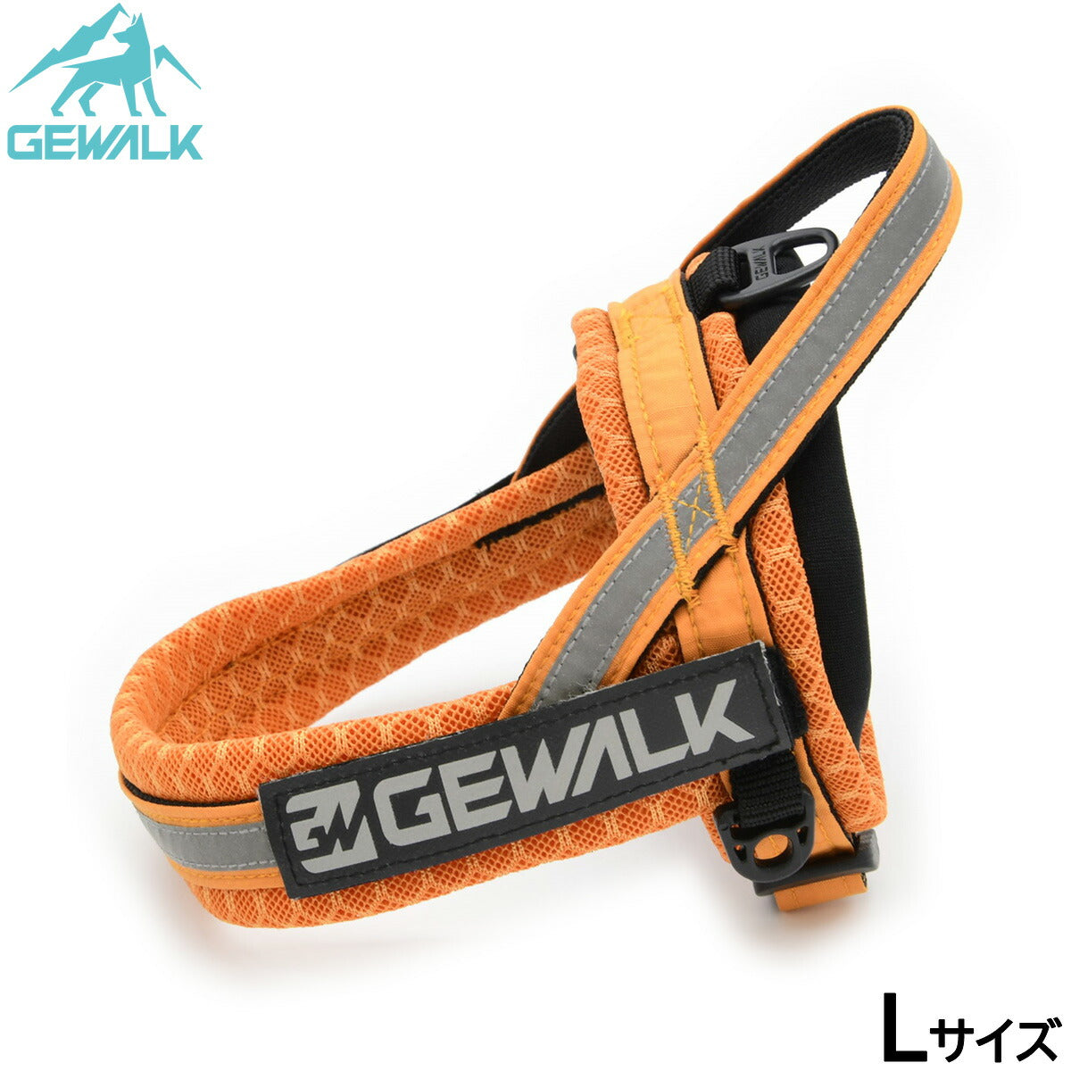 ジウォーク GEWALK アドベンチャー シーカー エコ ハーネス T型 L オレンジ