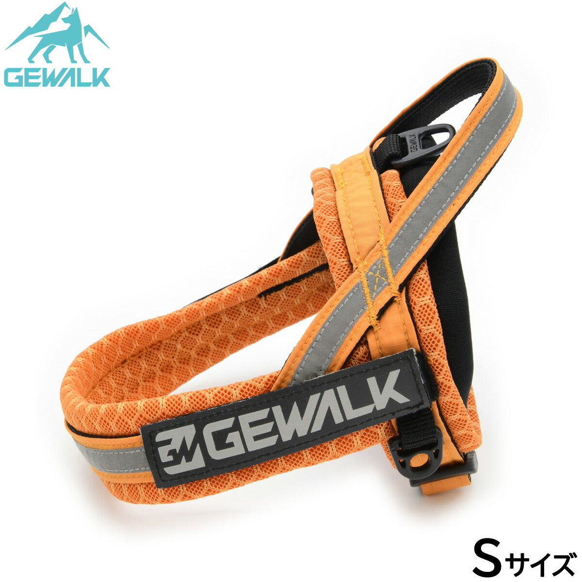 ジウォーク GEWALK アドベンチャー シーカー エコ ハーネス T型 S オレンジ