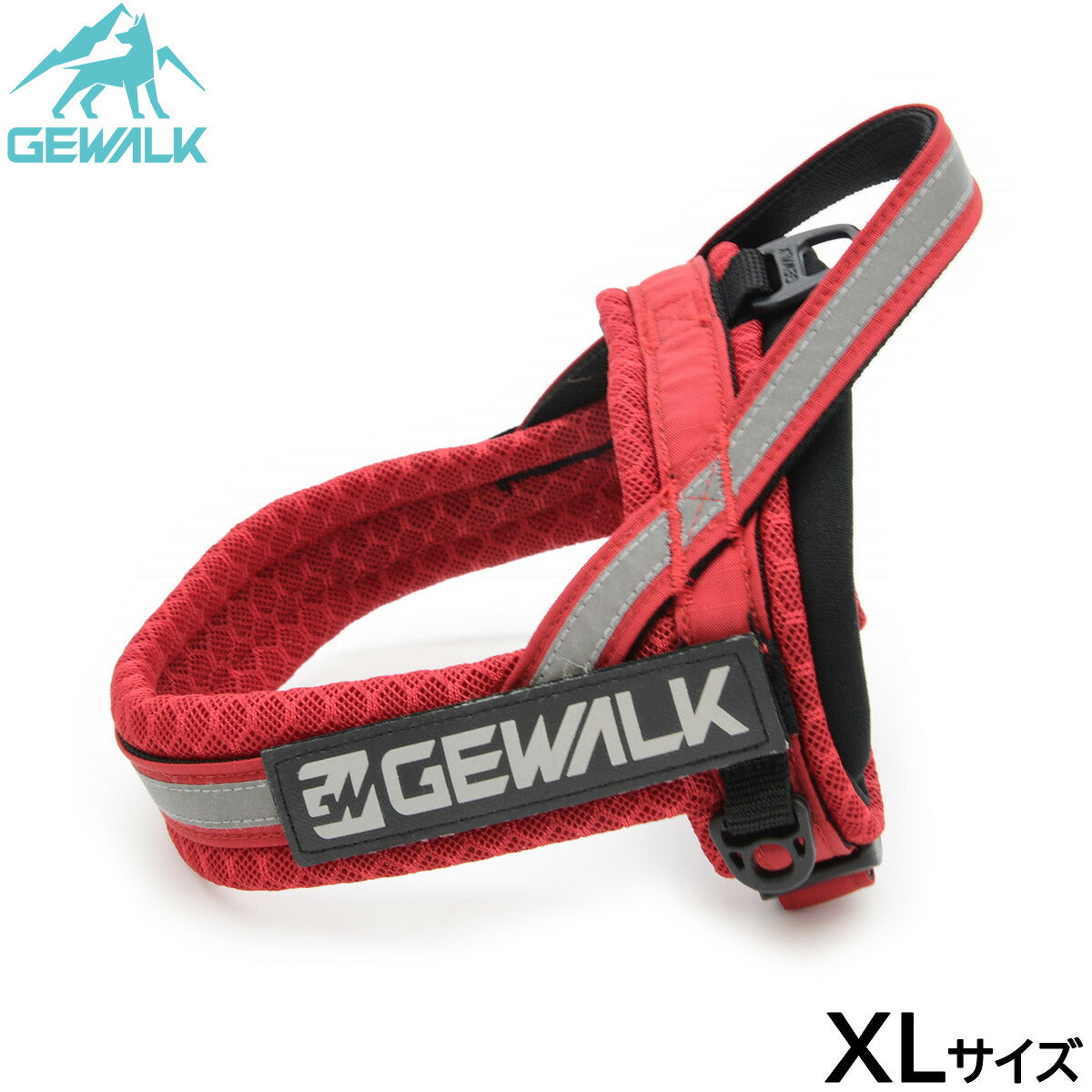 ジウォーク GEWALK アドベンチャー シーカー エコ ハーネス T型 XL レッド