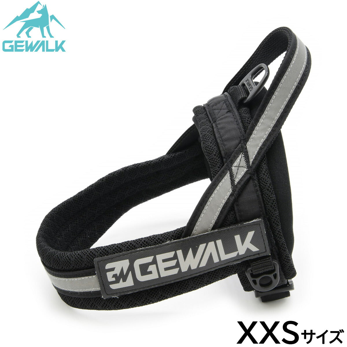 ジウォーク GEWALK アドベンチャー シーカー エコ ハーネス T型 XXS ブラック