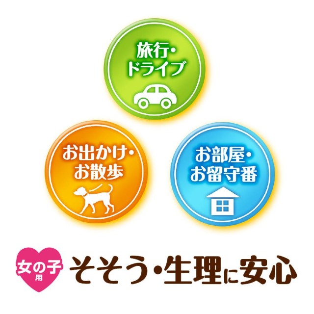 ユニ チャーム マナーウェア 女の子用 ピンクリボン・青リボン SSS 18枚入