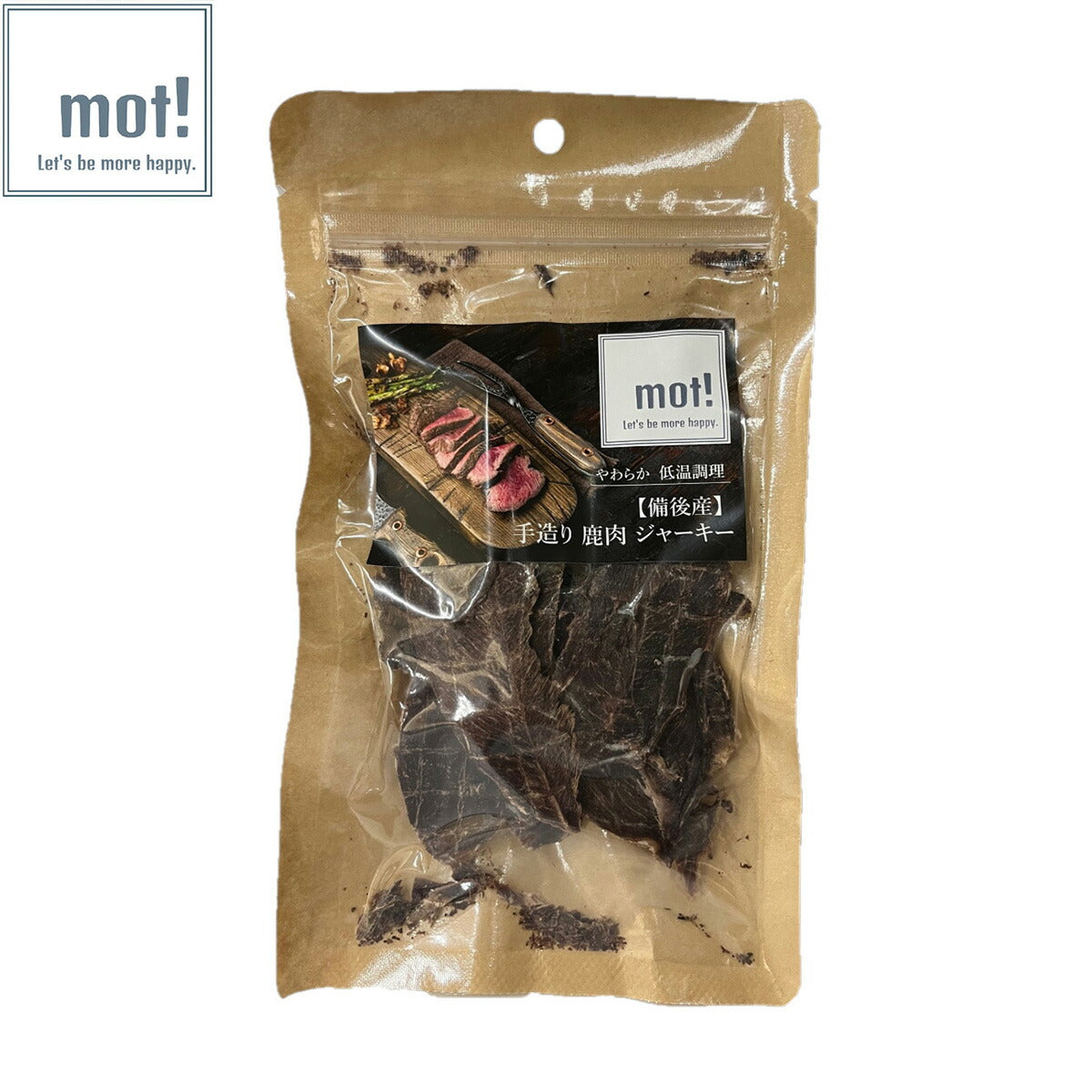 mot! 犬用おやつ 手造り鹿肉ジャーキー 40g