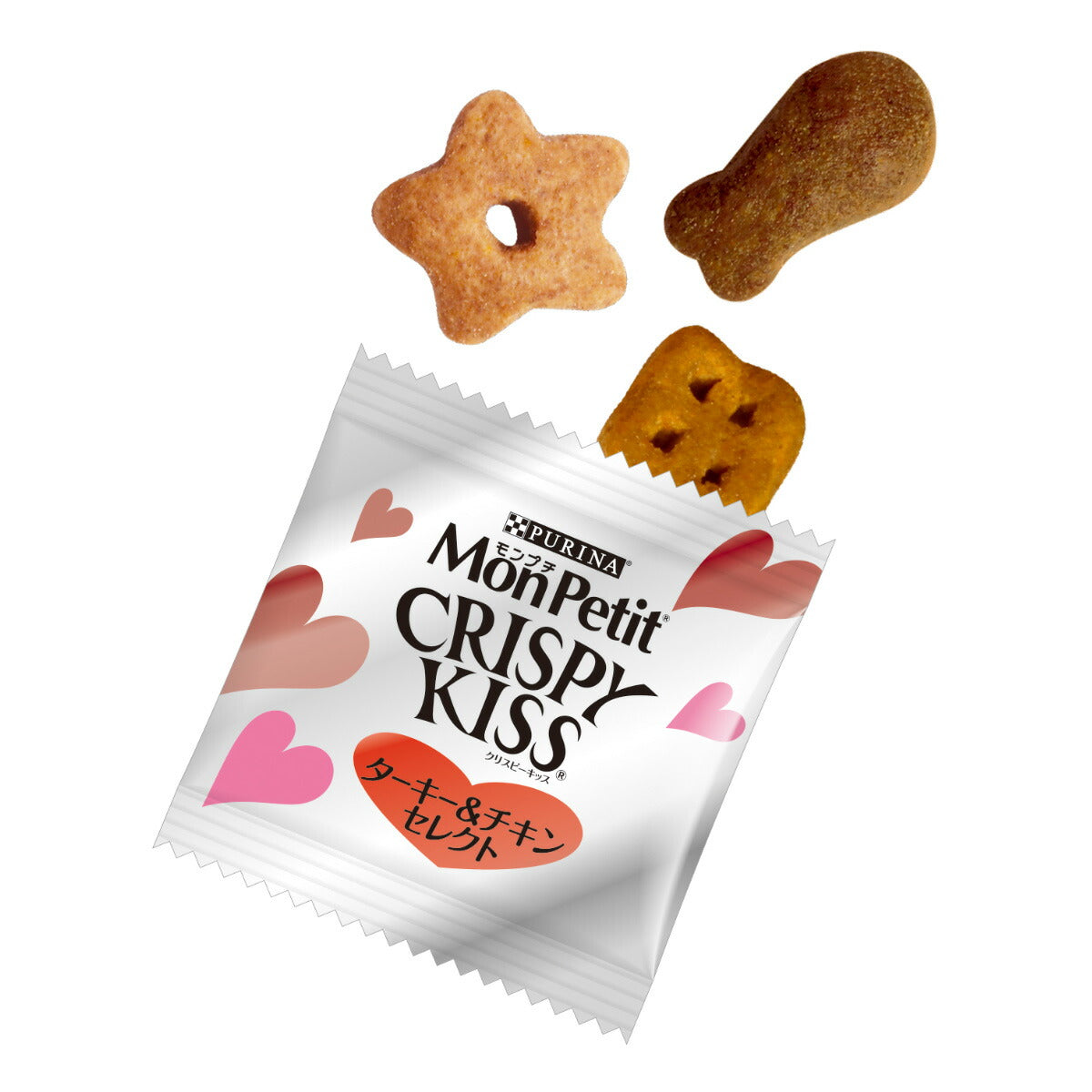 ピュリナ モンプチ クリスピーキッス ターキー&チキンセレクト 30g(3g×10袋入)×30個セット【送料無料】 猫用 キャットフード