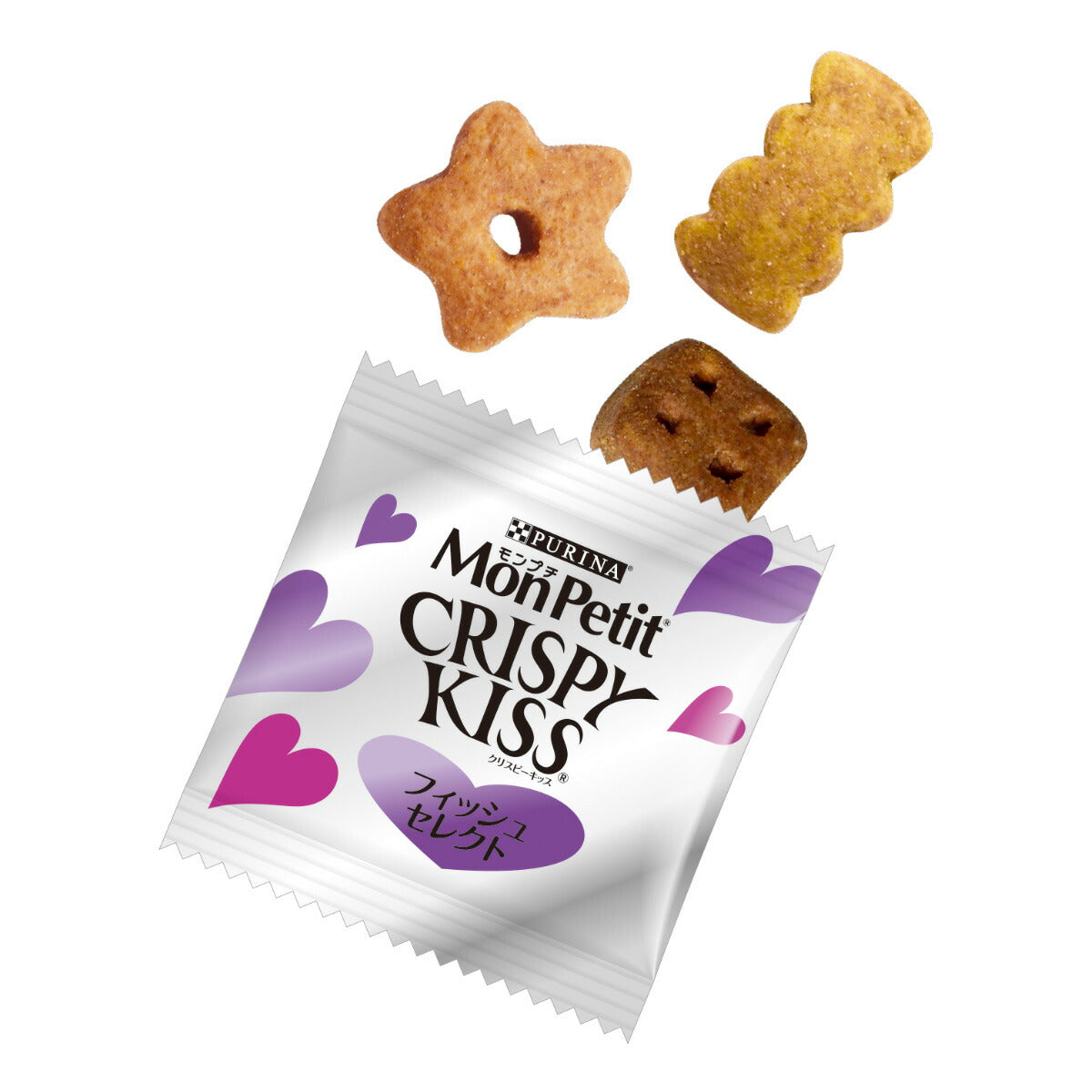 ピュリナ モンプチ クリスピーキッス フィッシュセレクト 30g(3g×10袋入)×30個セット【送料無料】 猫用 キャットフード
