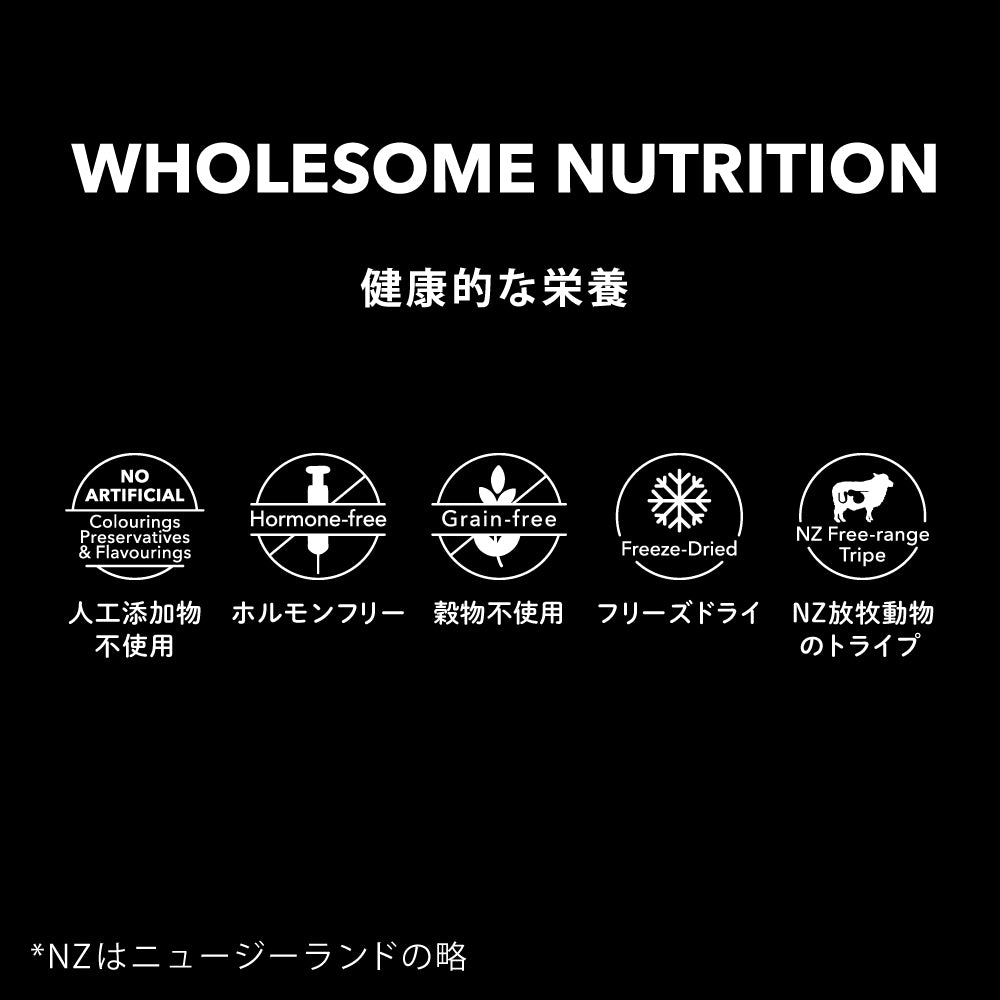 ニュートライプ NUTRIPE ドッグフード ワイルドカット フリーズドライ キングサーモン&ラムwithグリーントライプ 15g×80個