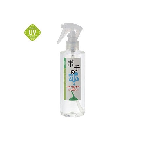 ポチの水 肌用水 アミノ酸豊富なシルクプロテインが毛並みや肌トラブルに効果を発揮! キチンキトサン成分と穀物エキスの除菌・消臭効果も お散歩後の足裏やおしりふきにも