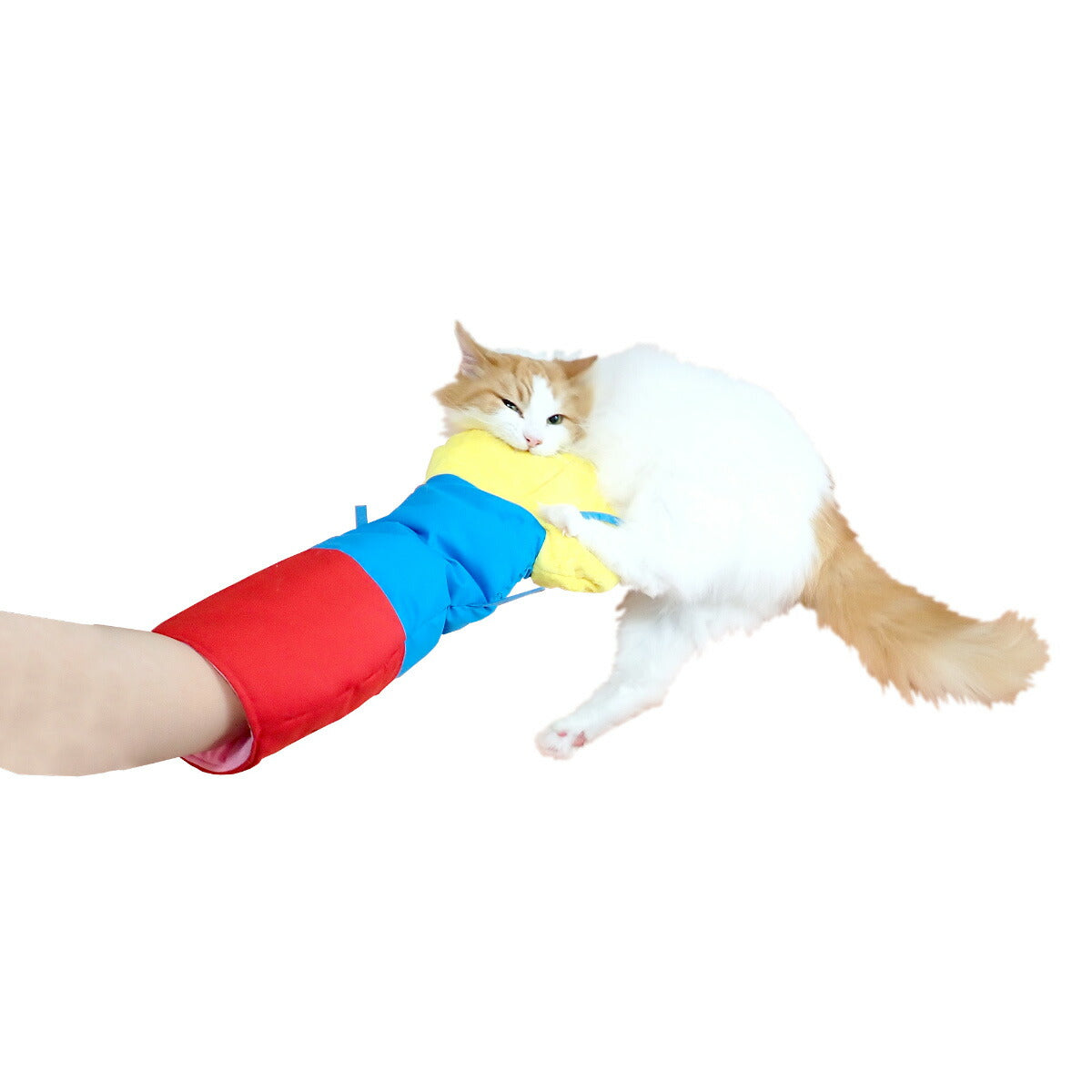 ペッツルート カシャカシャにゃんパペット エビ 猫用おもちゃ