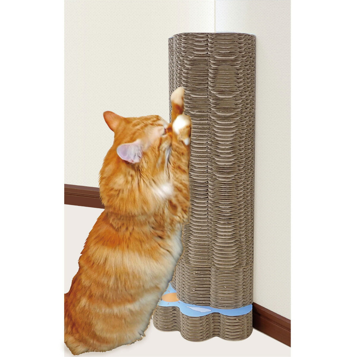 ペッツルート にゃんこのコーナー爪とぎ【送料無料】 猫用おもちゃ