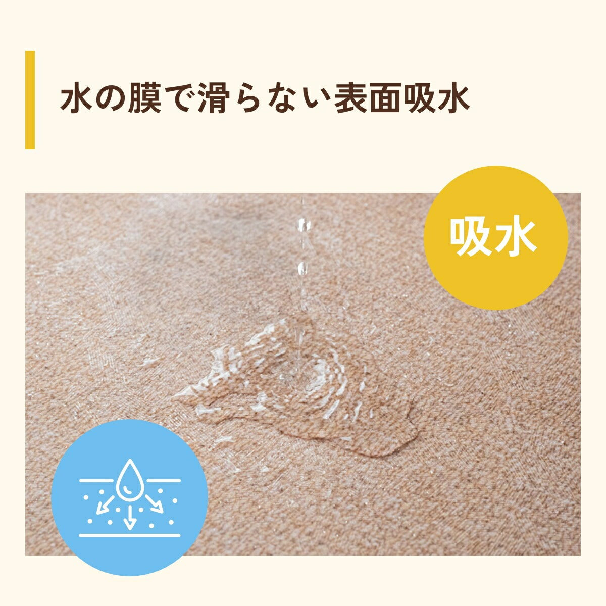 PURSUIT OF LOVE パシュートオブラブ 立ち上がりがラクな防滑タイルマット 1枚