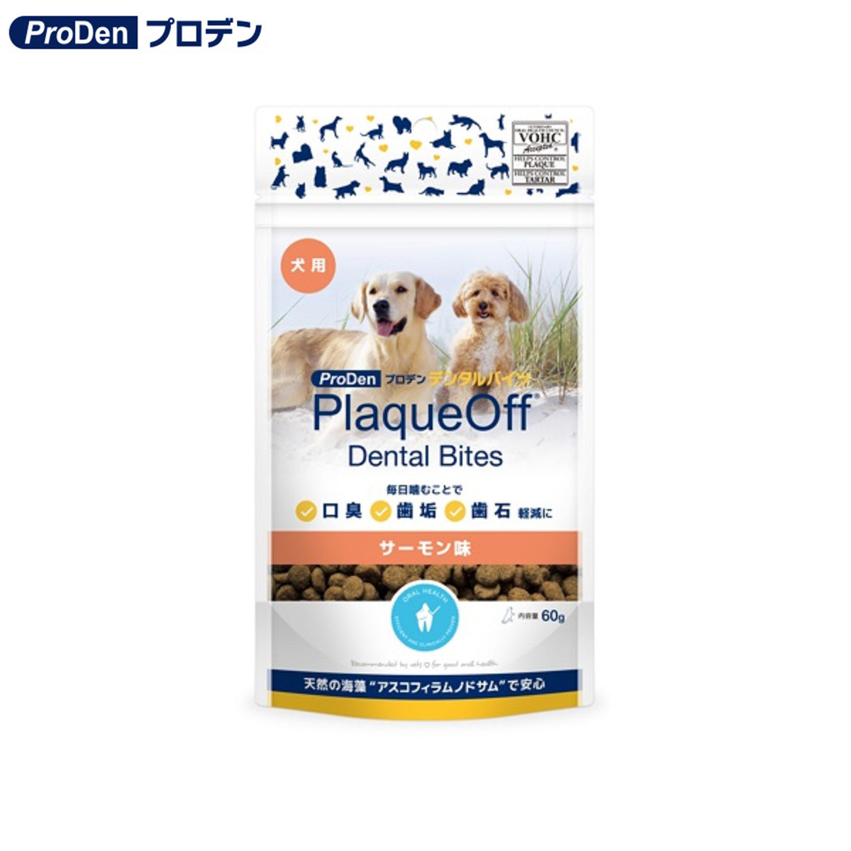 プロデン デンタルバイツ サーモン味 犬用 60g